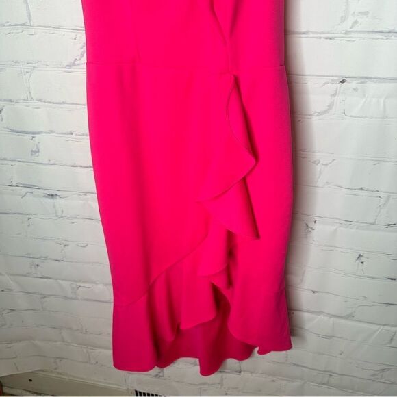 Bebe size 8 hot pink dress - Picture 4 of 8